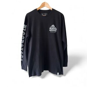 Bloodstone Black Long Sleeve Graphic Shirt - Saint
